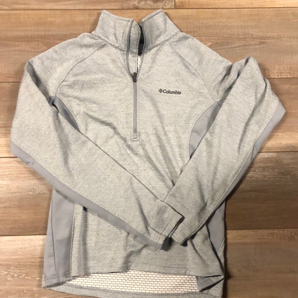Columbia grey half zip